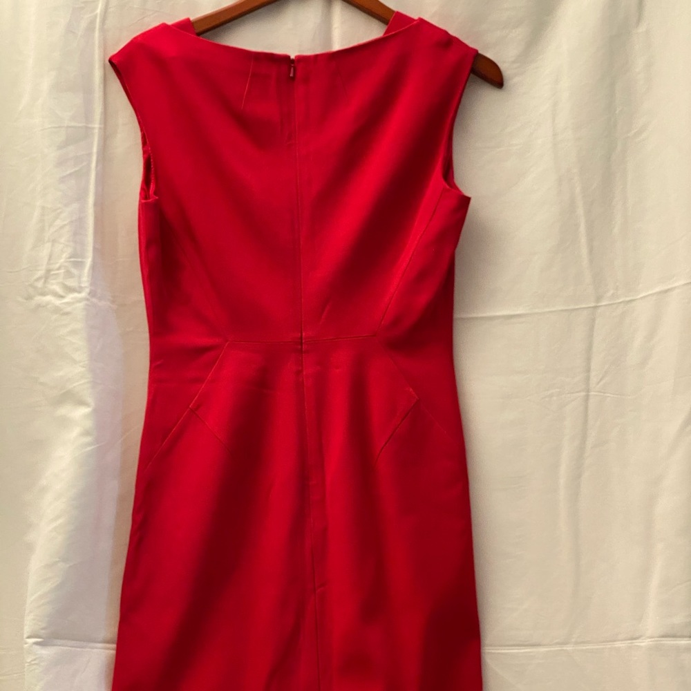 L.k. Bennett D R Tancy Dress Raspberry Size 8 , - Picture 8 of 9